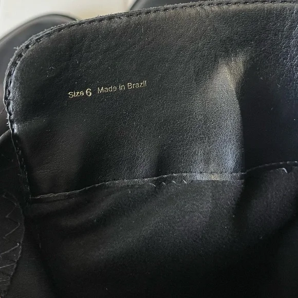 Dolce Vita Ember Black Leather Over the Knee Boots Size 6 - Picture 7 of 8